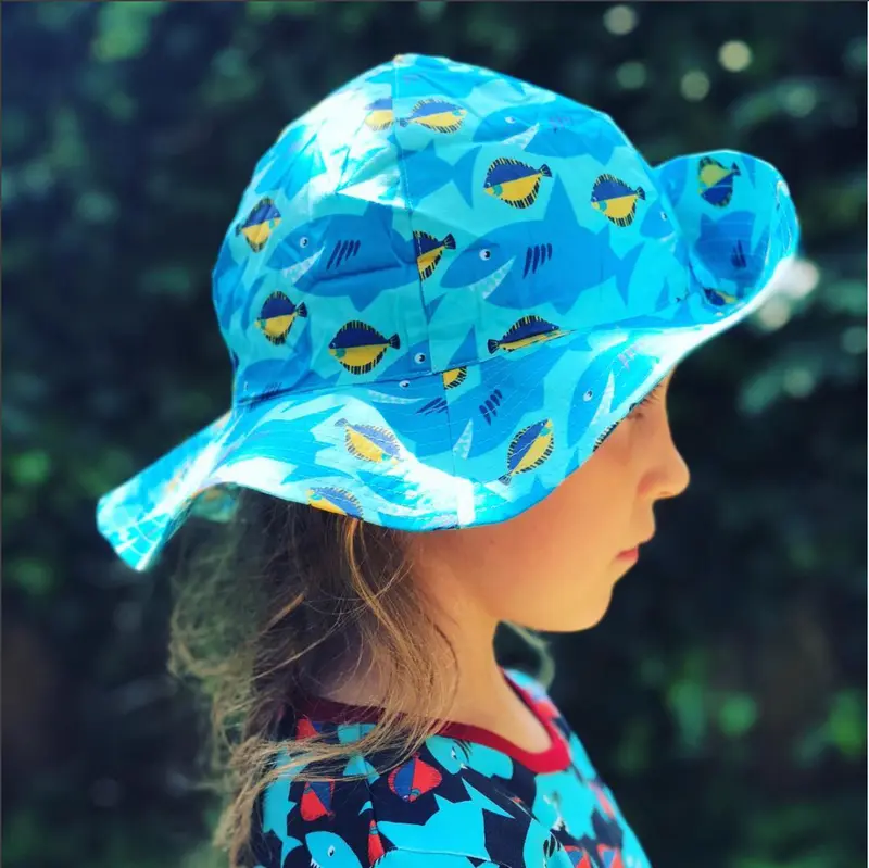 Duns Sweden - Sunhat Sharky Sky Blue