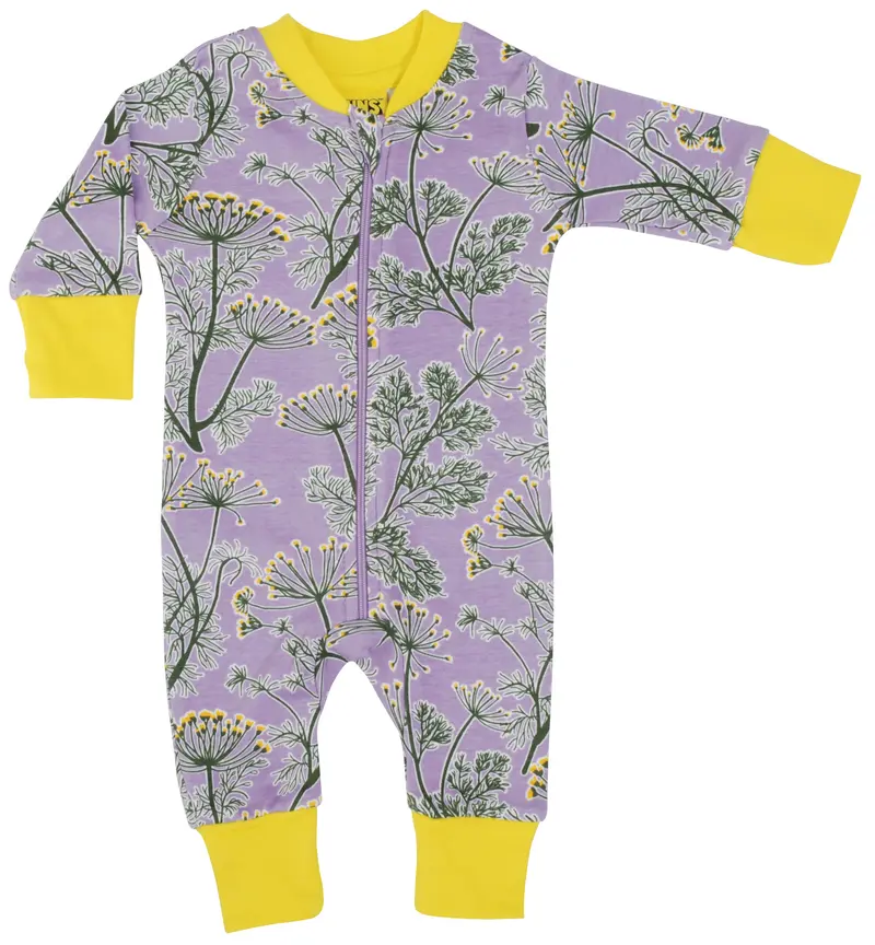 Duns Sweden - Zipsuit Dill Violet Slaappak Dille Lila