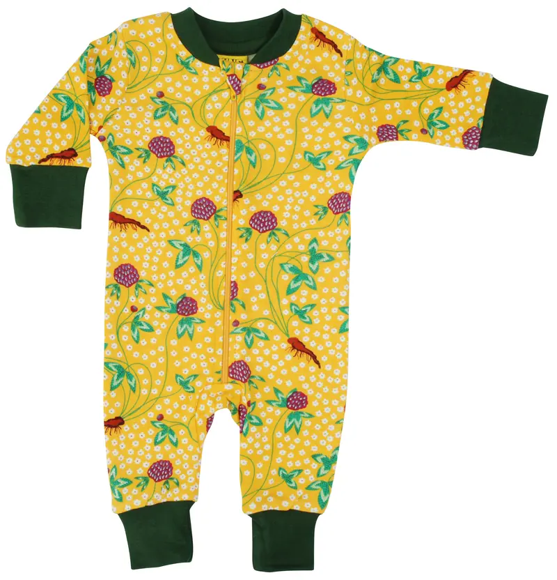 Duns Sweden - Zipsuit Red Clover Slaappak Rode Klaver