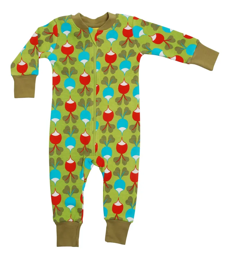 Duns Sweden - Zipsuit Slaappak Big Radish Green