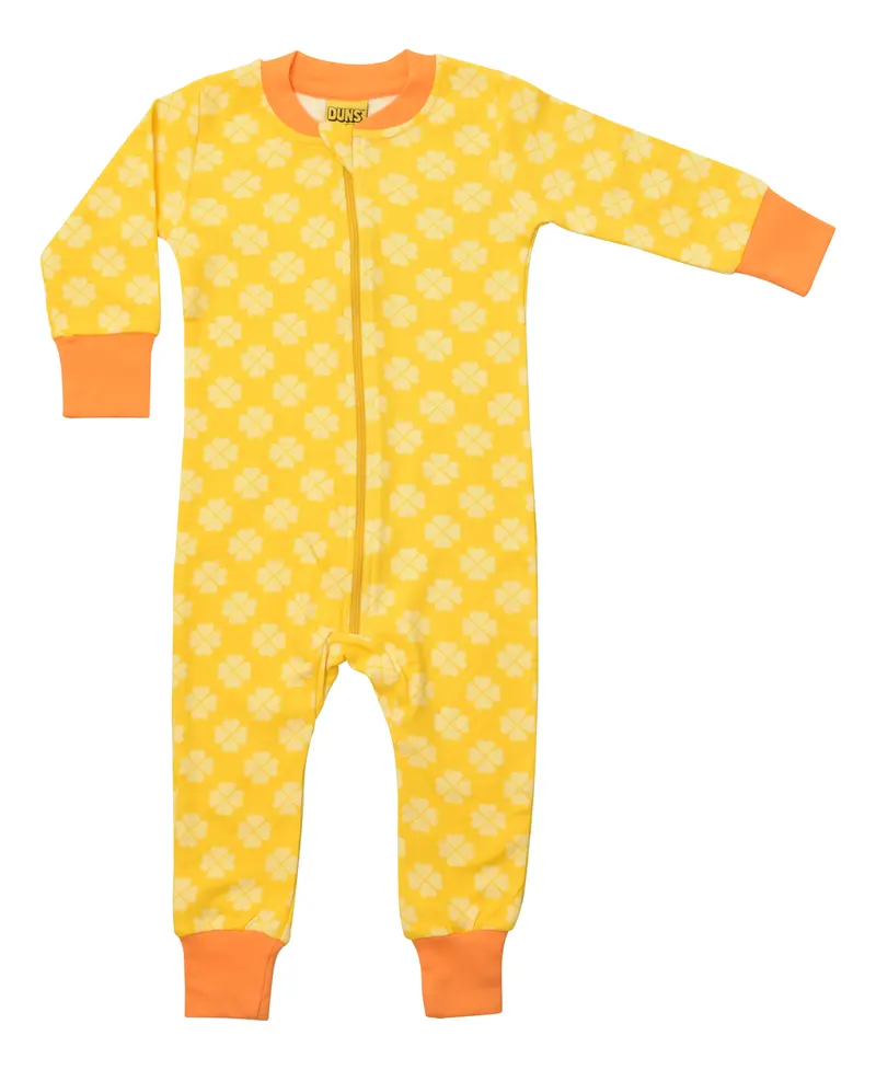 Duns Sweden - Zipsuit Slaappak Clover Dandelion Yellow