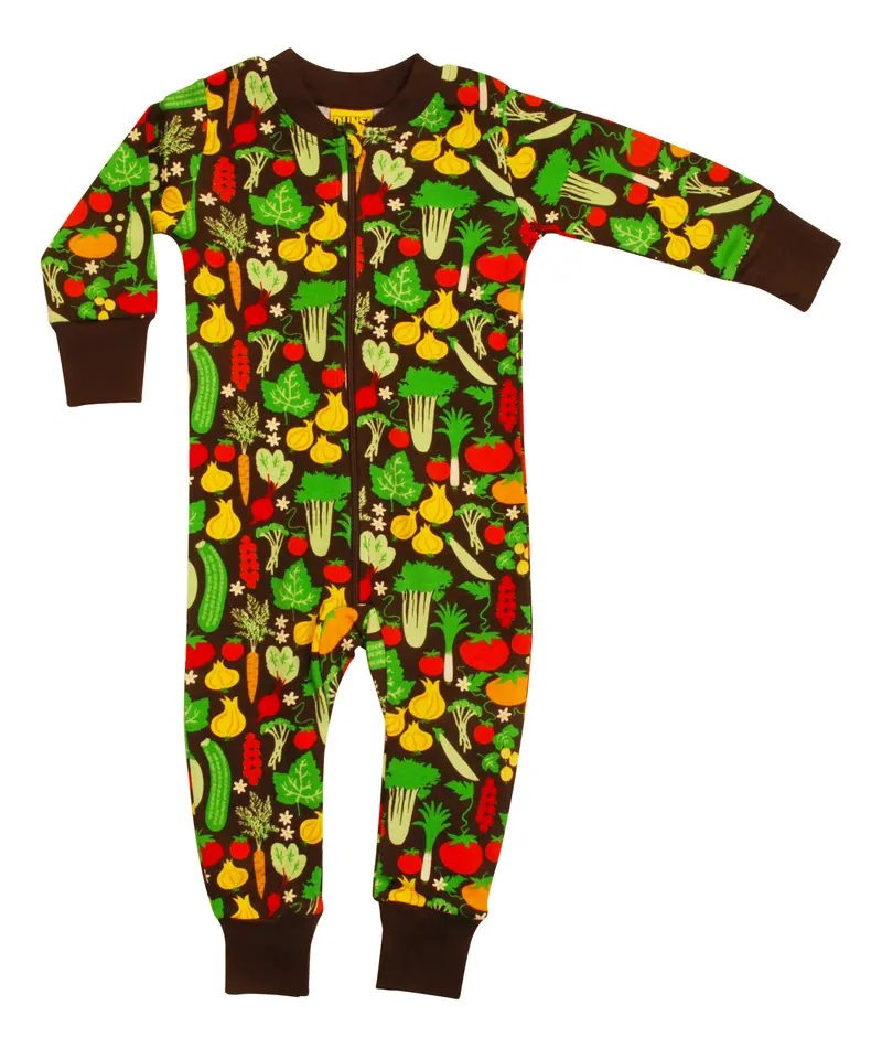 Duns Sweden - Zipsuit Slaappak Veggies
