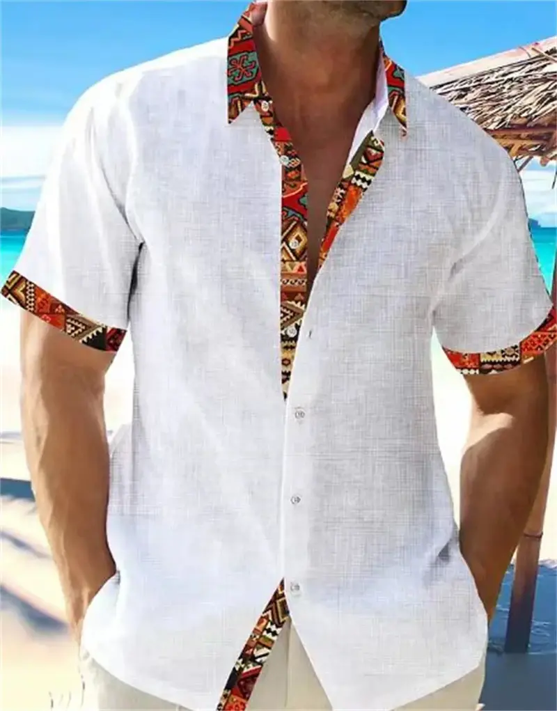 Eastcott - Lässiges Sommerhemd mit Ethno-Print