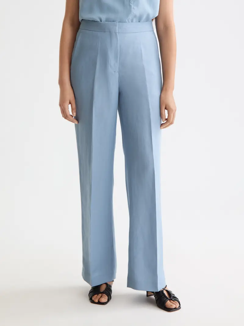 Edie - High Rise Wide Leg Drapey Pant