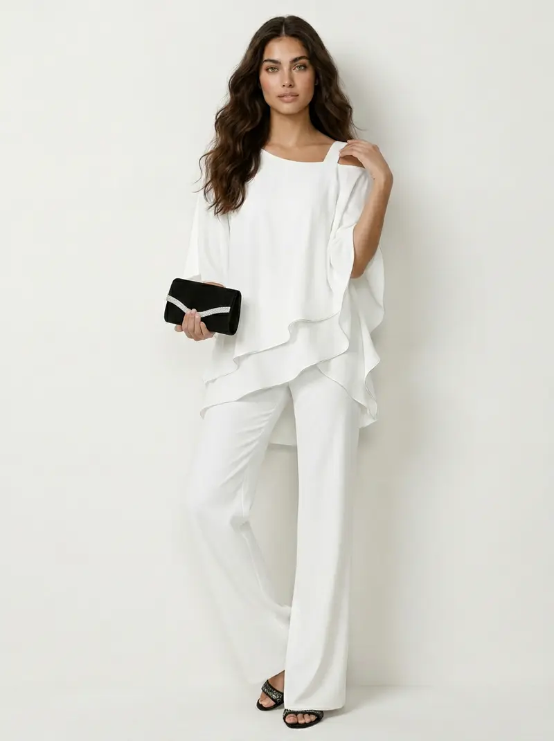 Elegantes Chiffon-Damen-Set - Elena