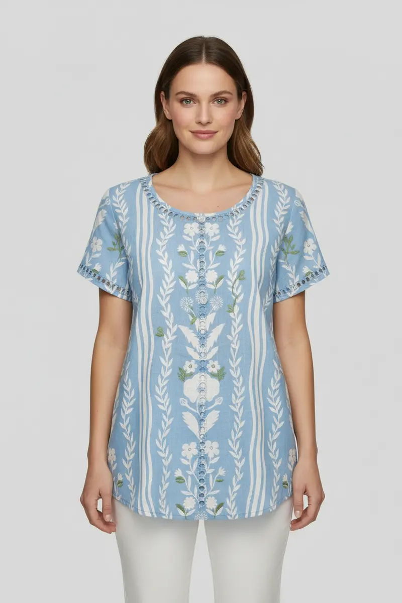 Elina - Softtouch-Kurzarm-Top