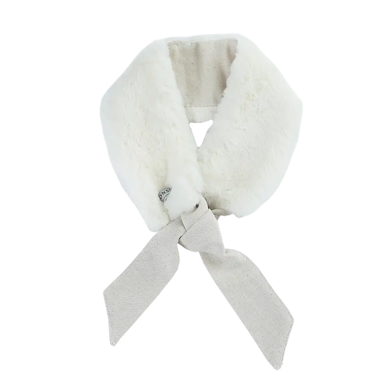Ella Headband | Off White Teddy