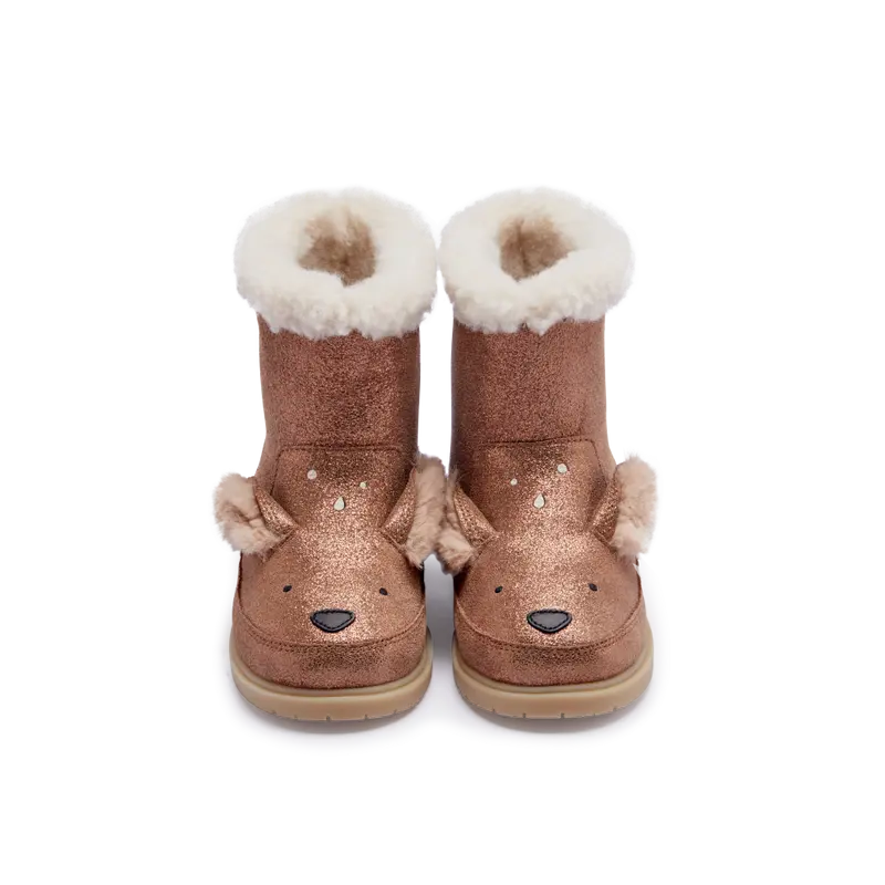 Eloniek Boots | Deer | Bronze Metallic Leather