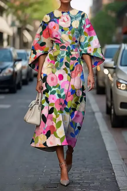 Elora - Luftiges Blumenkleid