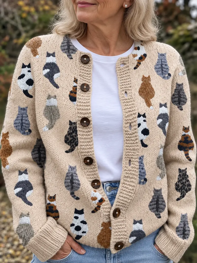 Elorisse - Soft-Touch-Strickjacke
