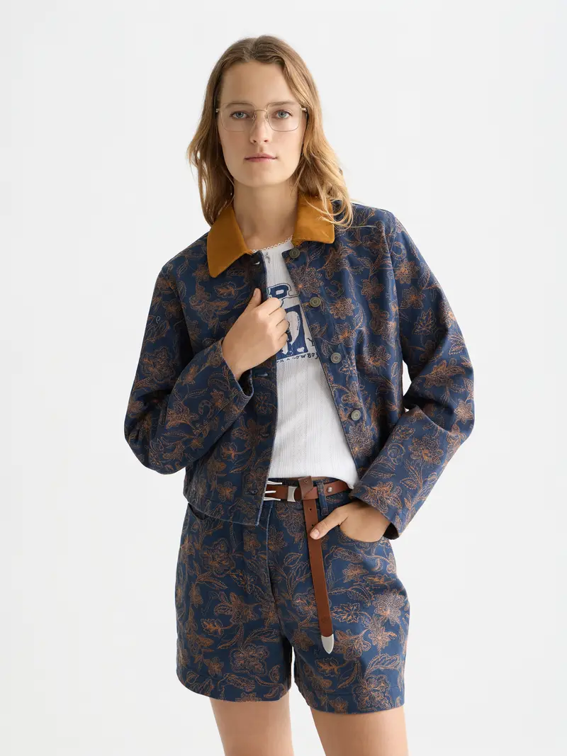 Embroidered Cotton Jacket