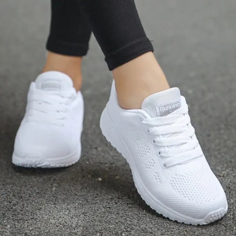 Emma | Damen Schnür Casual Walking Sneaker