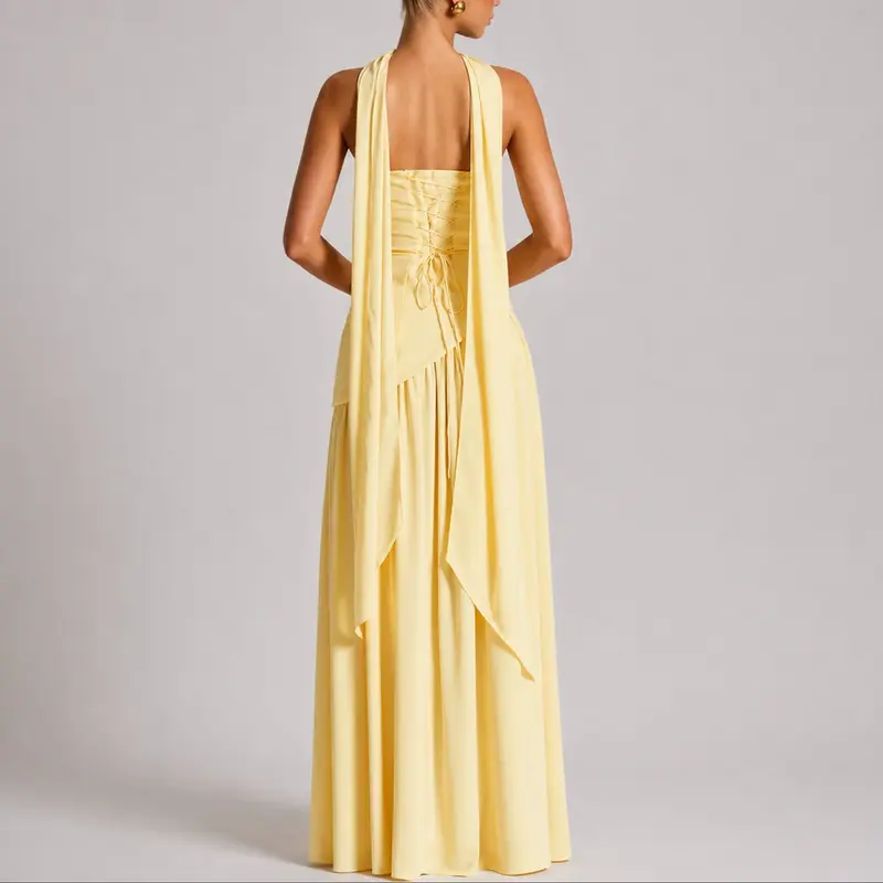 Emma | Elegantes Herbst-Hochzeits Maxikleid
