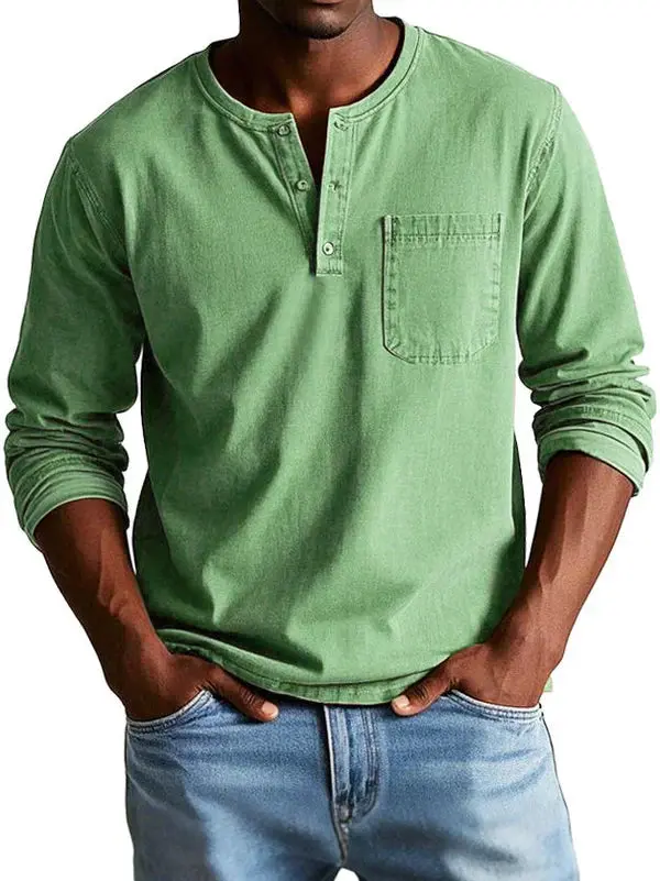 Emmett - Softtouch-Henleyshirt