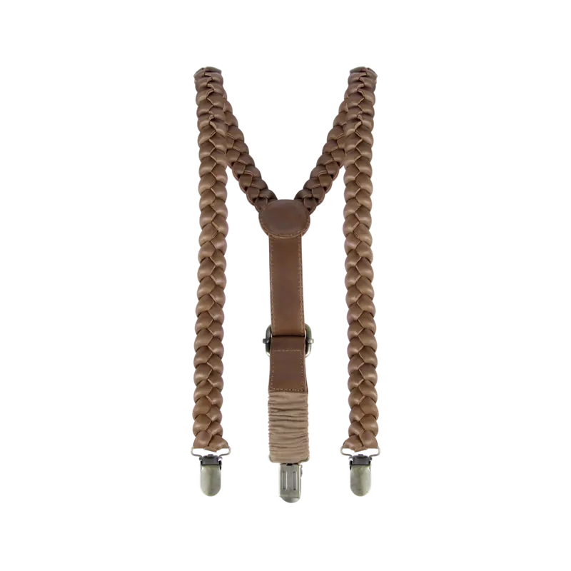 Erbu Suspenders | Cognac Classic Leather