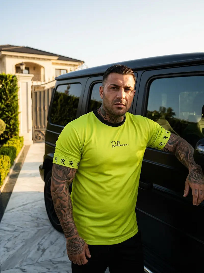 ERJON | ROLLEMAN® | T-shirt | Lime Green