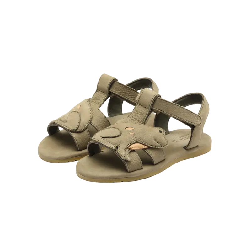 Escar Sandals | Frog | Sage Betting Leather