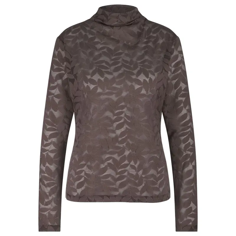 Espresso kanten top Reagan lace
