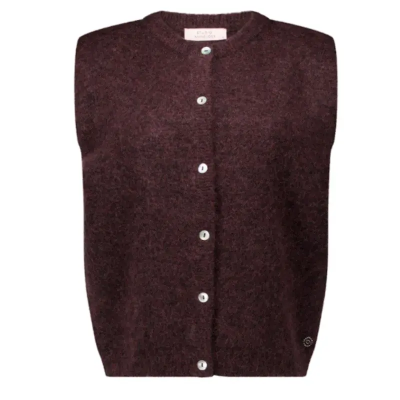 Espresso knit cardigan Bibi Sls