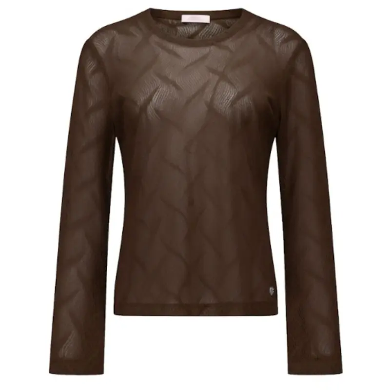 Espresso lace top Reagan Flaire