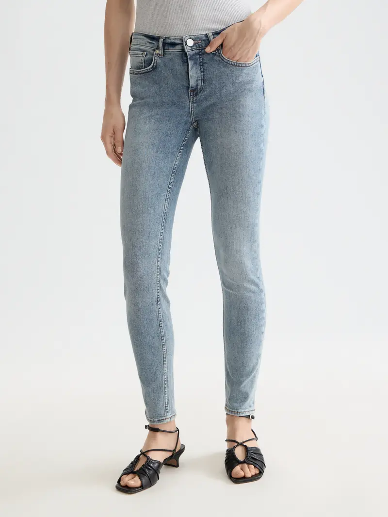 Essentials —  Bohemienne Mid Rise Skinny Jeans