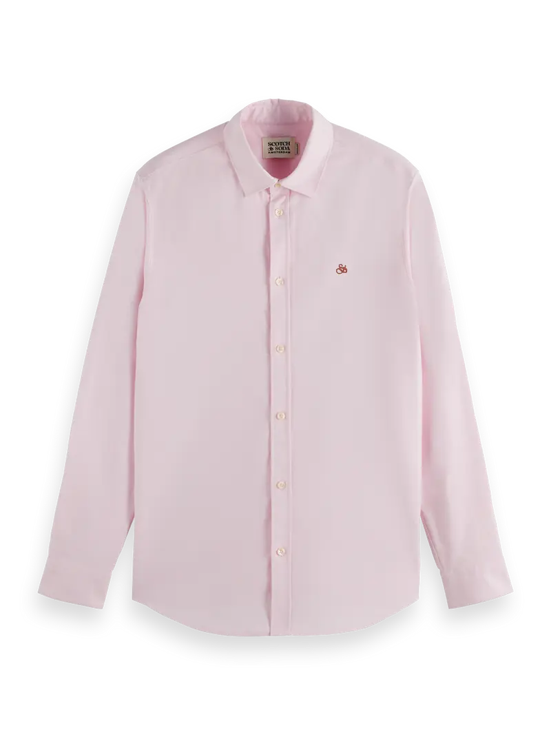 Essentials — Regular Fit Solid Oxford Shirt