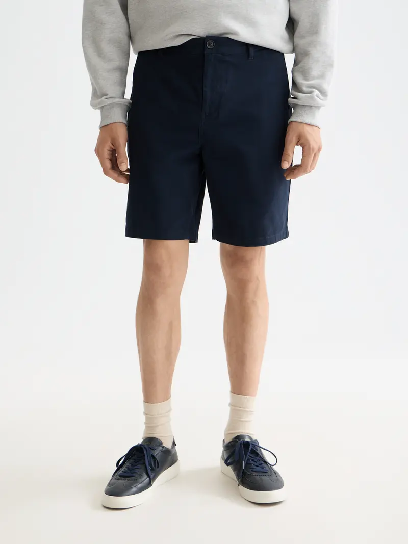 Essentials — Stuart Cotton-Blend Twill Short