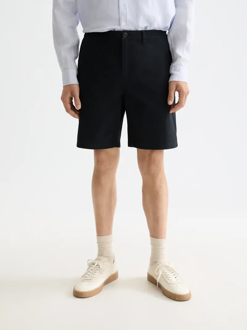 Essentials — Stuart Cotton-Blend Twill Short