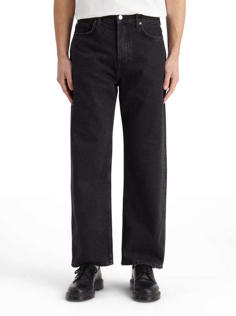 Essentials — The Pitch Loose Fit Jeans | Black Buzz
