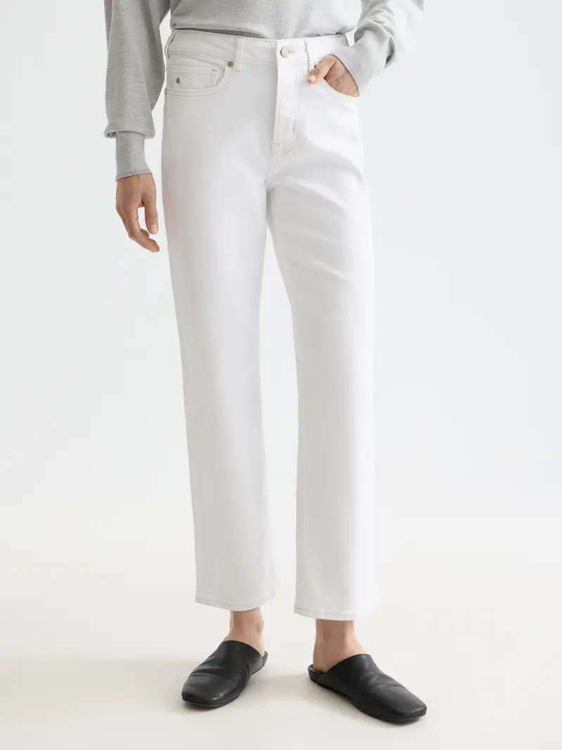 Essentials — The Sky Straight Jeans | Cool White