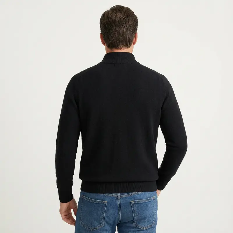 Fabian | Herren Quarter-Zip Pullover Stehkragen