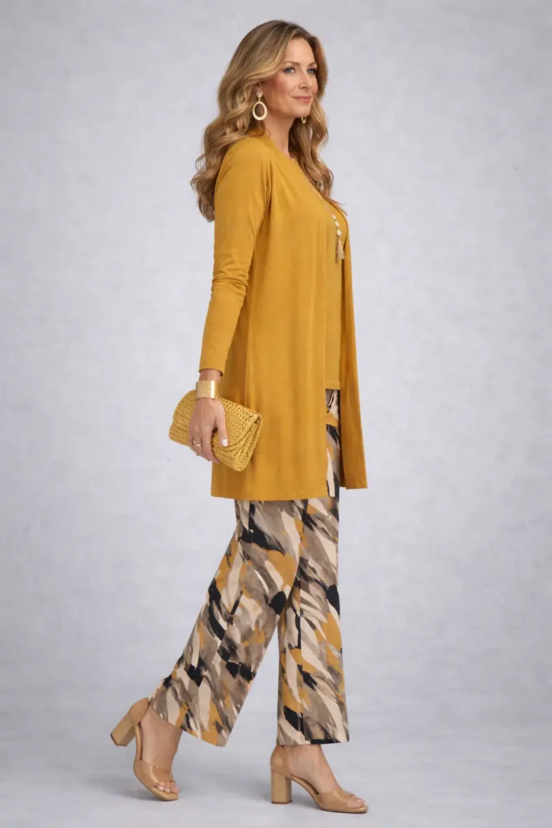 Faelina | Elegantes 3-teiliges Casual-Set