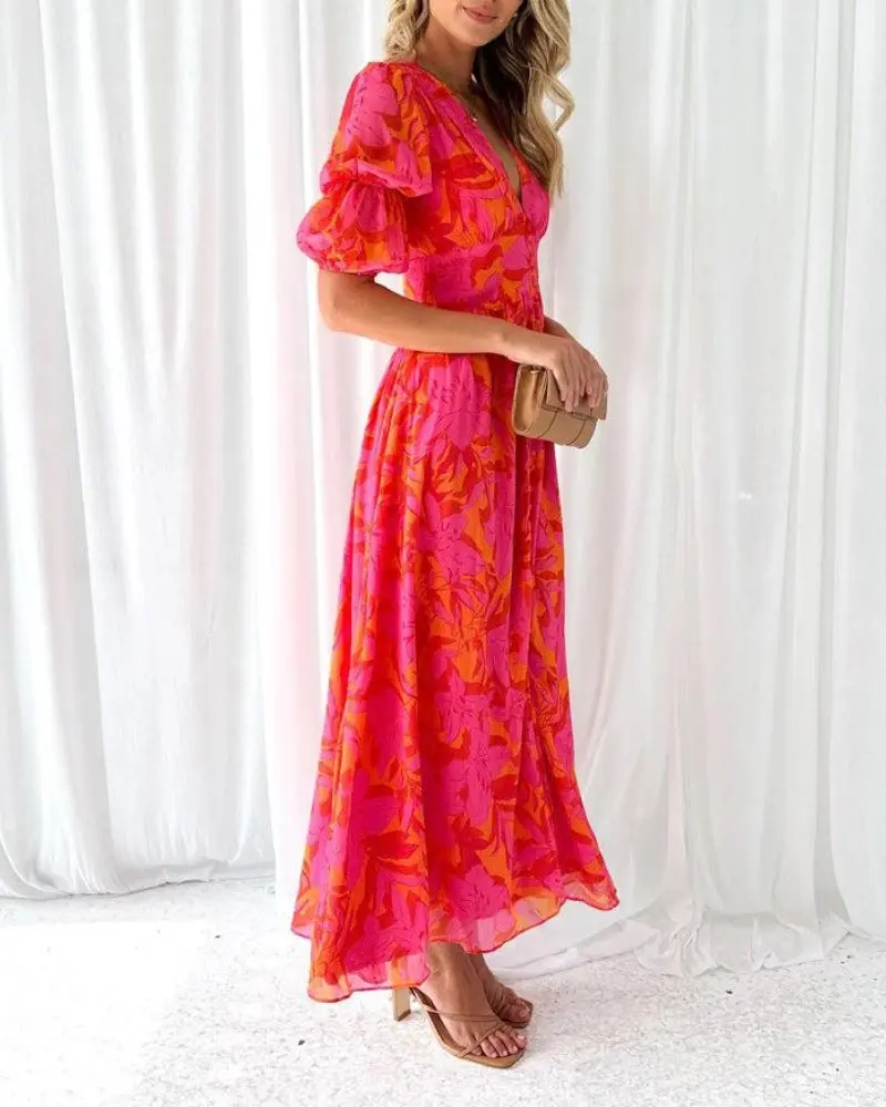 Faye - fließendes Maxikleid