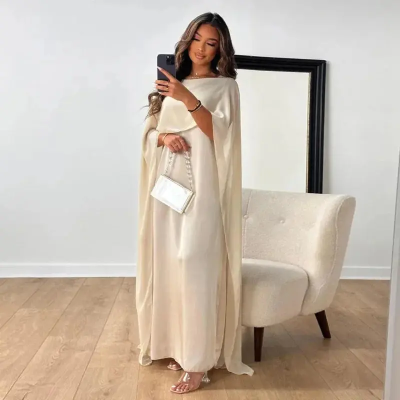 Felicia | Damen Hochzeitsgast Cape Maxikleid