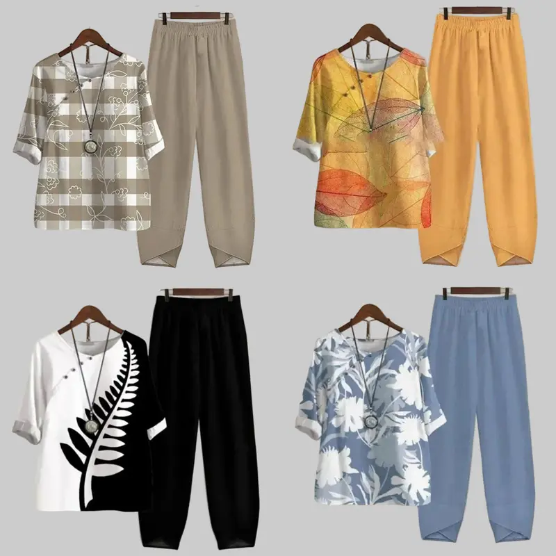 Felicitas | Damen Schmetterling Print Freizeitset