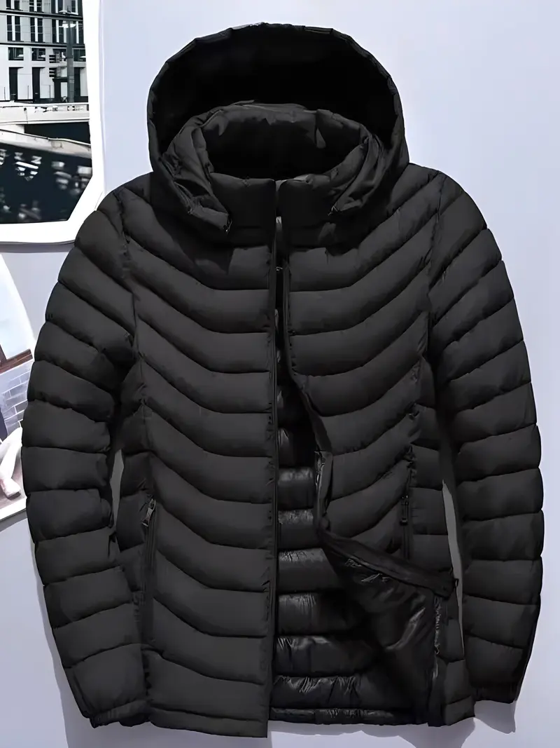 Fennick | Herren Steppjacke mit Kapuze