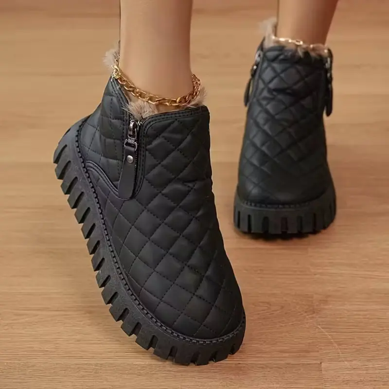 Finja™ – Warme Winterstiefel mit Kunstpelzfutter