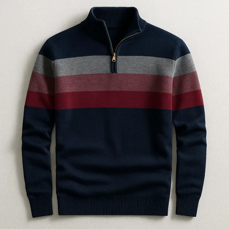 Finn | Herren-Pullover gestreift klassisch & modern
