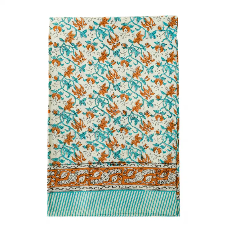 Firoza Bel Hand Blocked Tablecloth