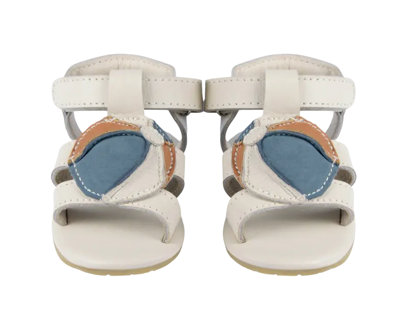 Flops Sandals | Beach Ball | Blue Stone Leather