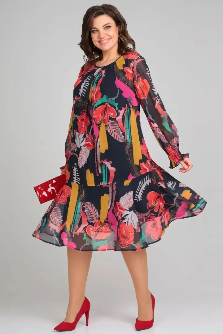 Florine | Elegantes Blumenkleid