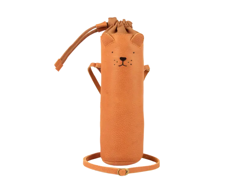 Flosko Bottle Bag | Lion | Toast Grain Leather