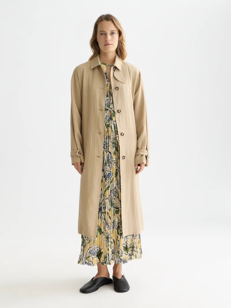 Flowy Trench Coat