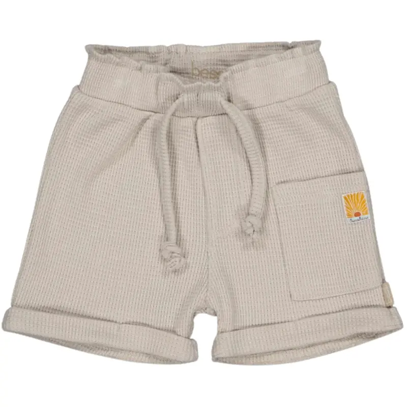 Fog grijze short Waffle 261089