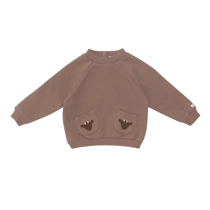 Foppe Sweater | Stags | Toffee