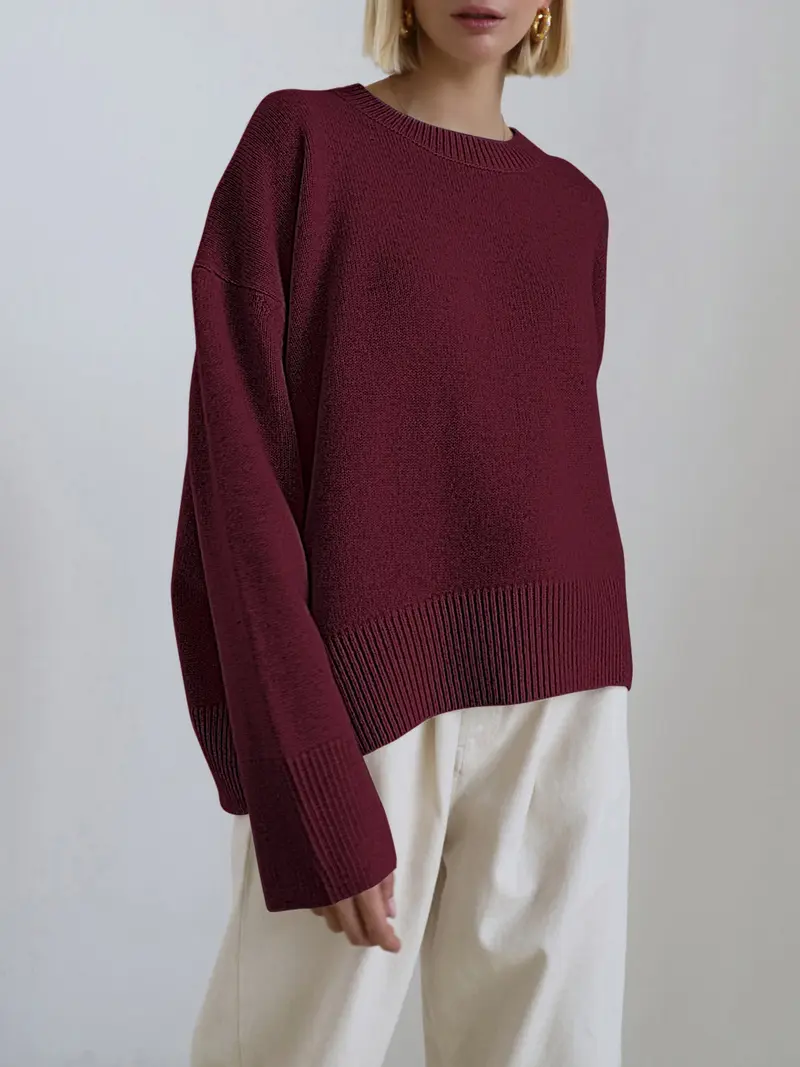 Frauke | Lässig Warmer Strickpullover