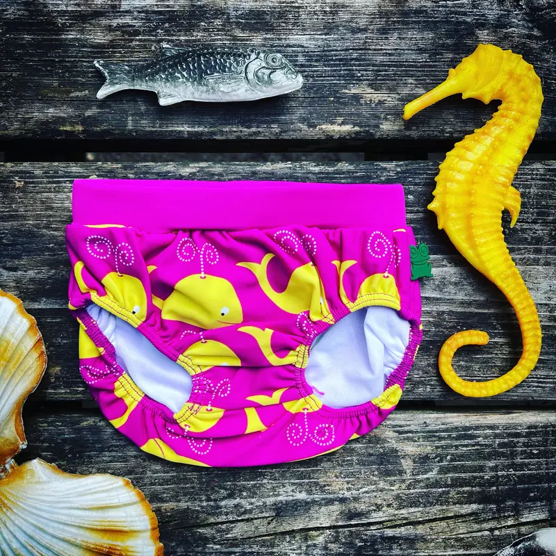 Fred's World - Swimdiaper Pink Whale - Roze Zwemluier Walvis