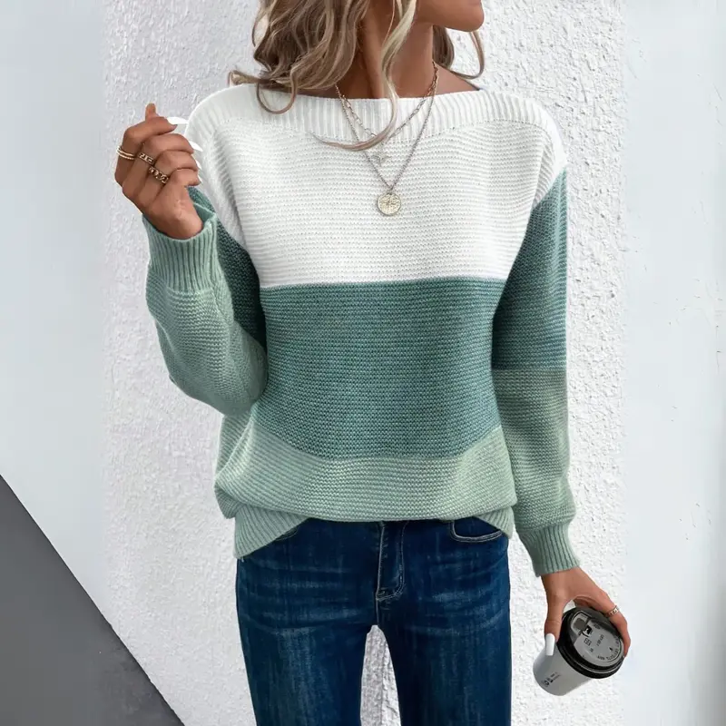 Freya | Colourblock U-Boot Pullover