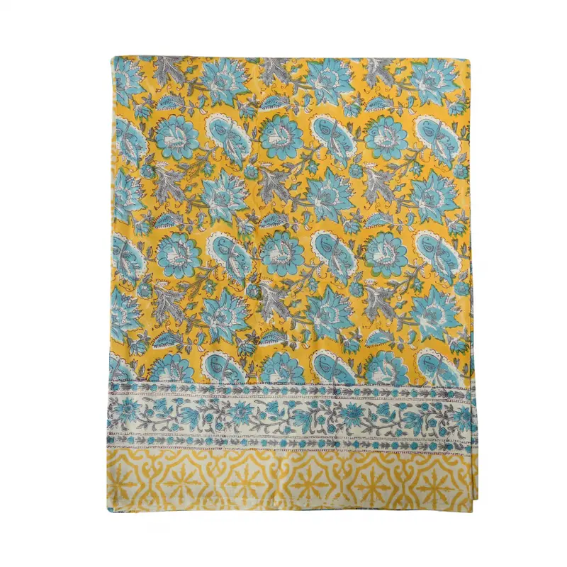 Freya Hand Blocked Tablecloth