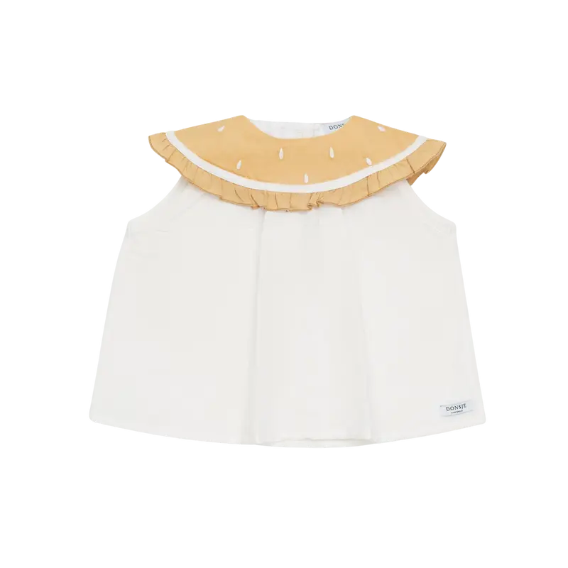 Frutys Blouse | Lemon | Crispy White